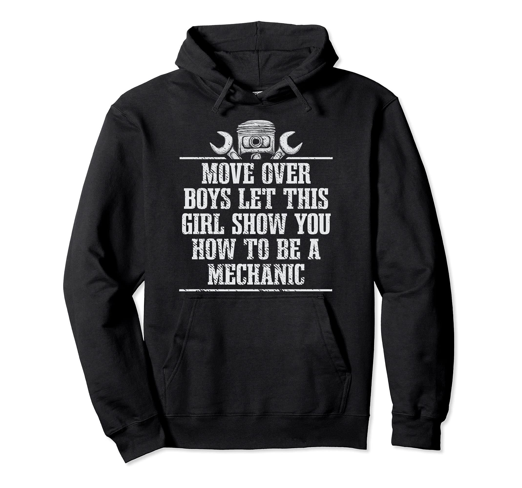 Show How To Be Mechanic Car Mechanic Hoodie - Custom Art Print for Adults - T-Shirt, Sweatshirt, Hoodie