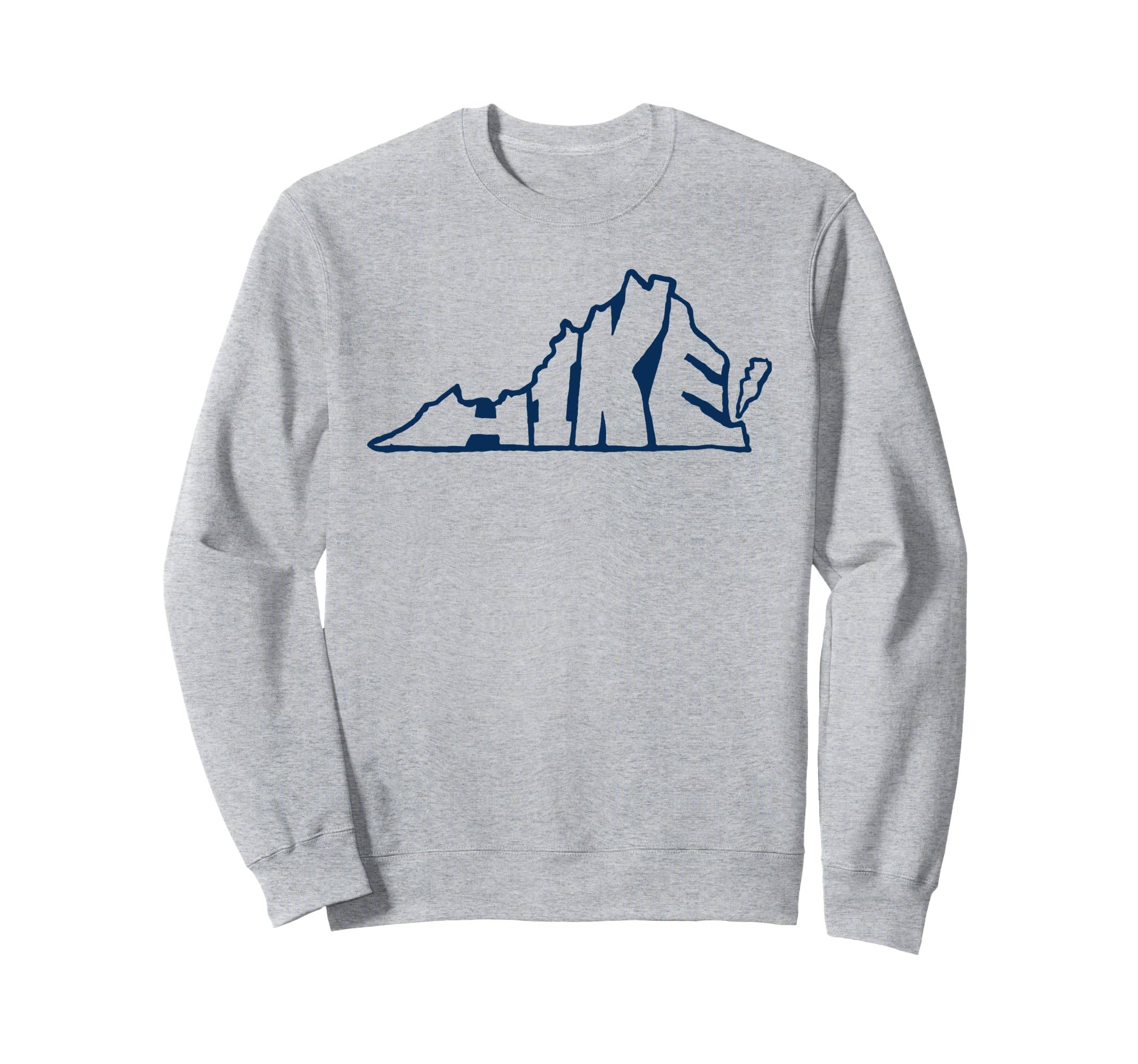 Hike Virginia Outdoor Hiking Sweatshirt - Unique Graphic Men Women - T-Shirt, Sweatshirt, Hoodie