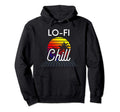 Lo Fi Chill Hop Sunset Outrun Hoodie - Aesthetic Graphic for Adults - T-Shirt, Sweatshirt, Hoodie