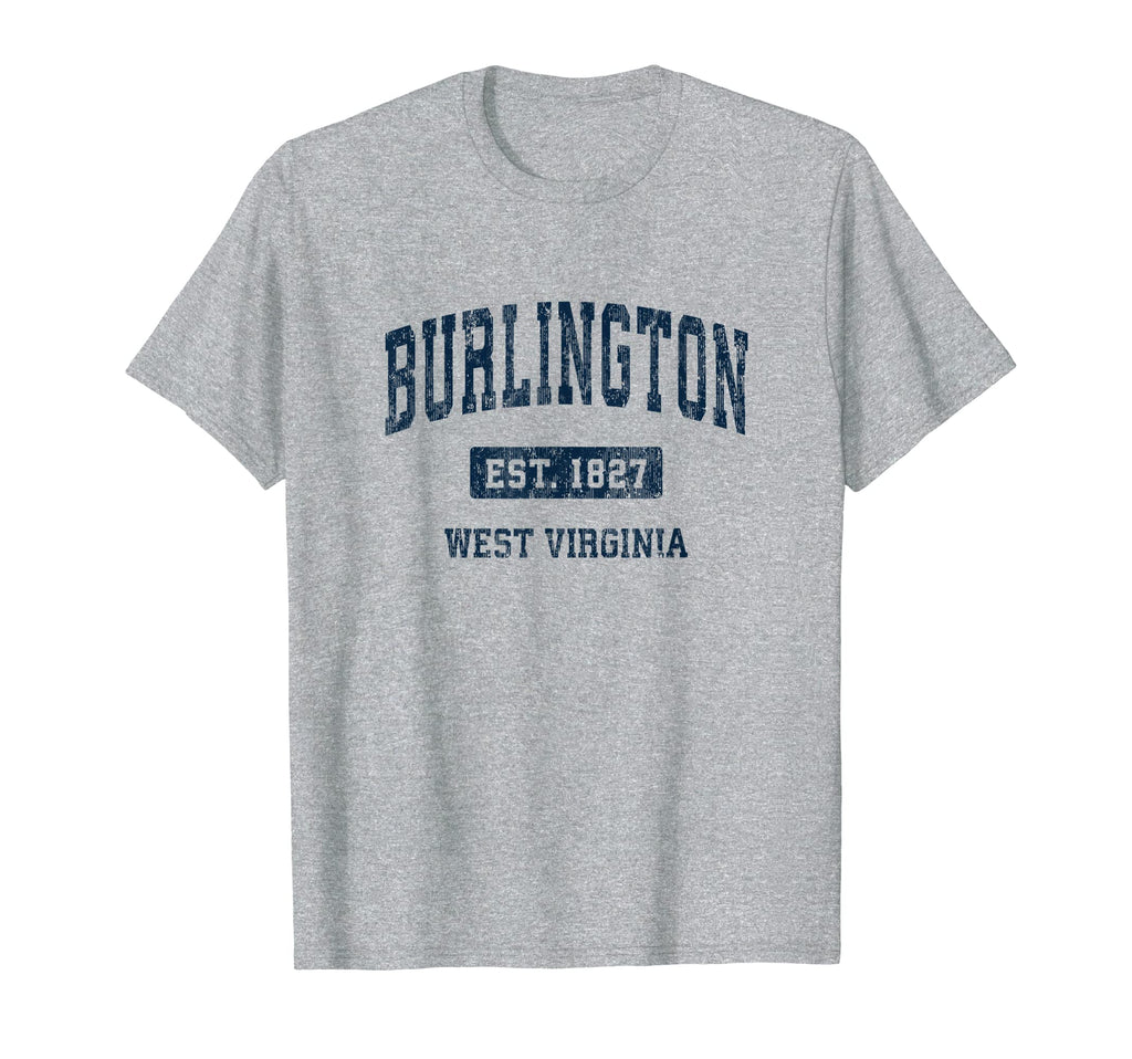 Burlington West Virginia Wv Athletic Sports T-Shirt - Graphic Print Unisex - T-Shirt, Sweatshirt, Hoodie