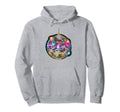 Colored Disco Ball House Discoball Party Hoodie - Aesthetic Graphic Unisex - T-Shirt, Sweatshirt, Hoodie