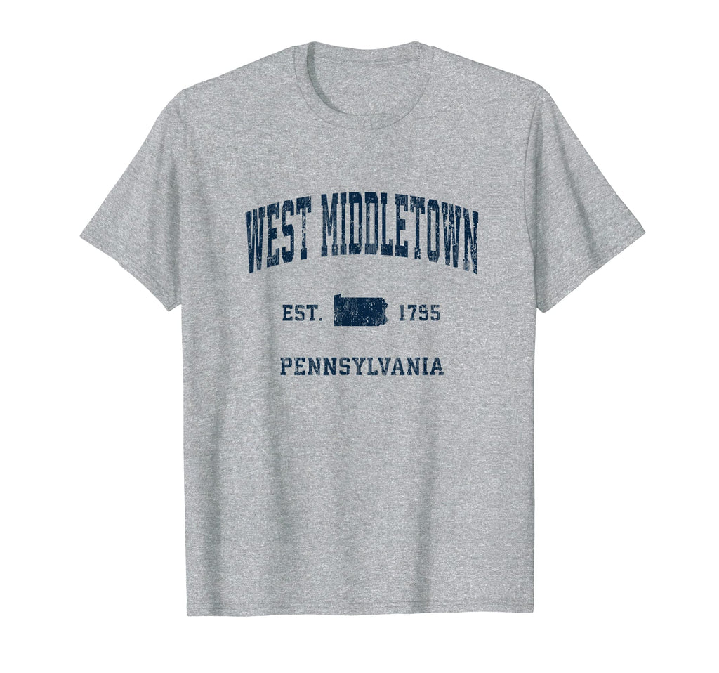 West Middletown Pennsylvania Pa T-Shirt - Casual Everyday Wear Men Women - T-Shirt, Sweatshirt, Hoodie