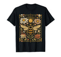 Bee Tarot Card Floral Bees T-Shirt - Casual Everyday Wear Men Women - T-Shirt, Sweatshirt, Hoodie
