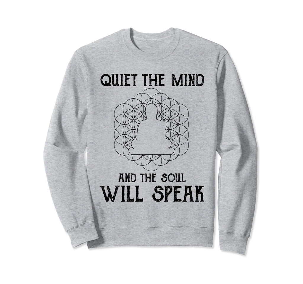 Buddhist Quiet Mind And Soul Sweatshirt - Minimalist Print Men Women - T-Shirt, Sweatshirt, Hoodie