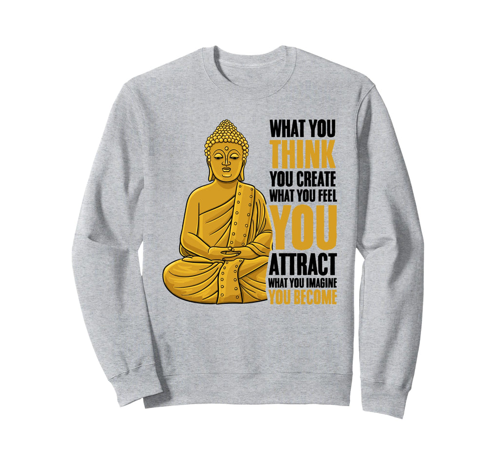 Buddhist Namaste Mindfulness Yoga Sweatshirt - Fun Novelty Design Unisex - T-Shirt, Sweatshirt, Hoodie