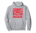 Antisocial Sorry Cant Share That Its Hoodie - Aesthetic Graphic Men Women - T-Shirt, Sweatshirt, Hoodie