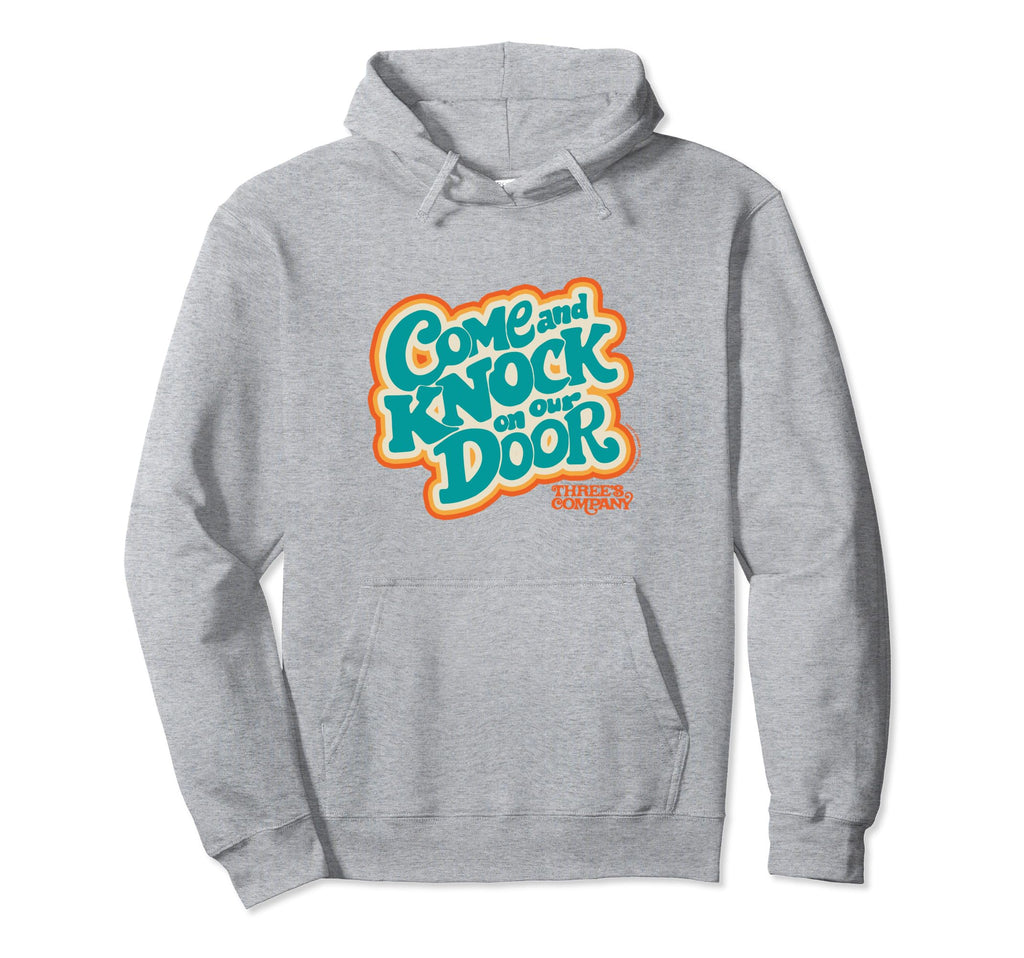 Threes Company Come And Knock Our Door Hoodie - Trendy Graphic Unisex - T-Shirt, Sweatshirt, Hoodie