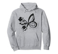 Anti Social Butterfly Funny Introvert Hoodie - Trendy Graphic Unisex - T-Shirt, Sweatshirt, Hoodie