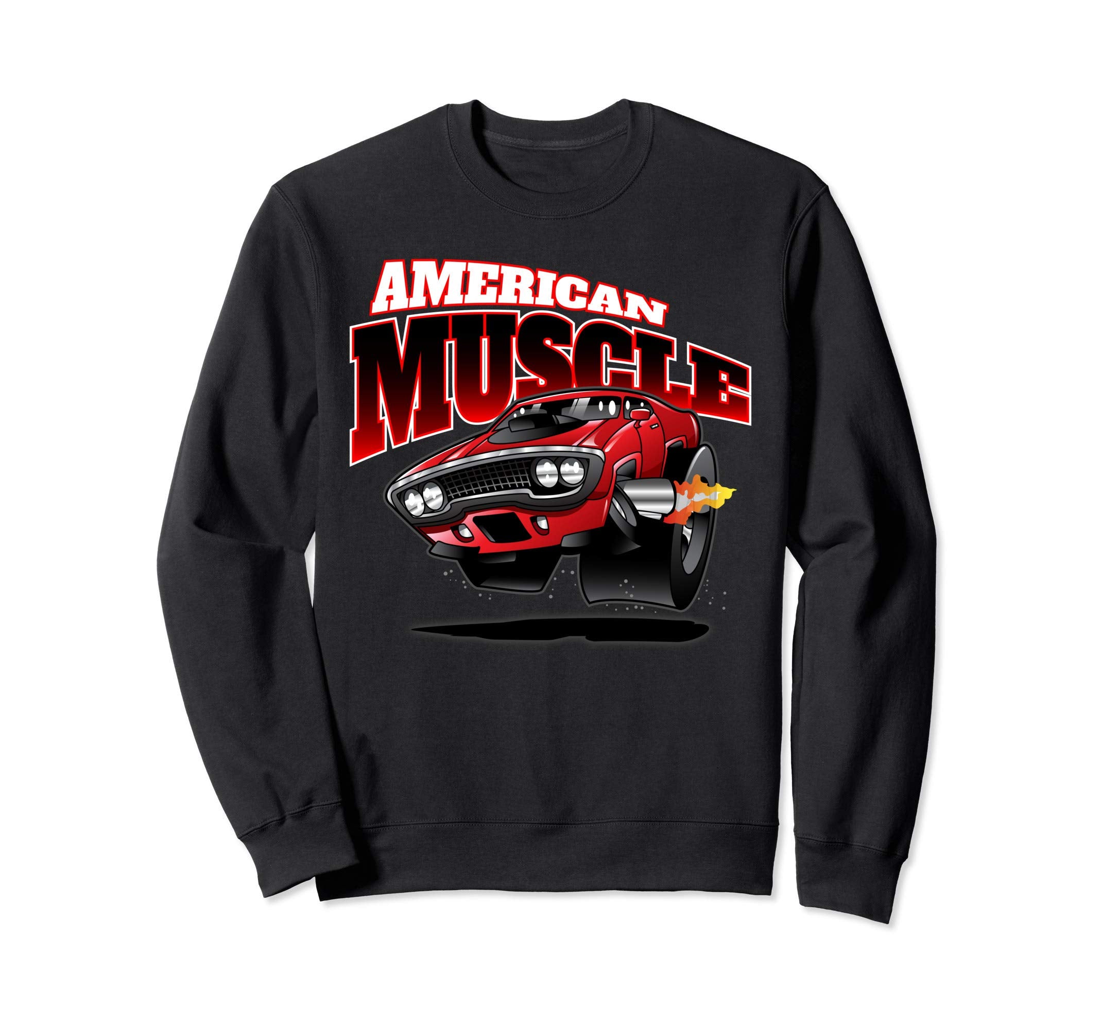 American Muscle Cars Hot Rod Sweatshirt - Novelty Apparel for Adults - T-Shirt, Sweatshirt, Hoodie