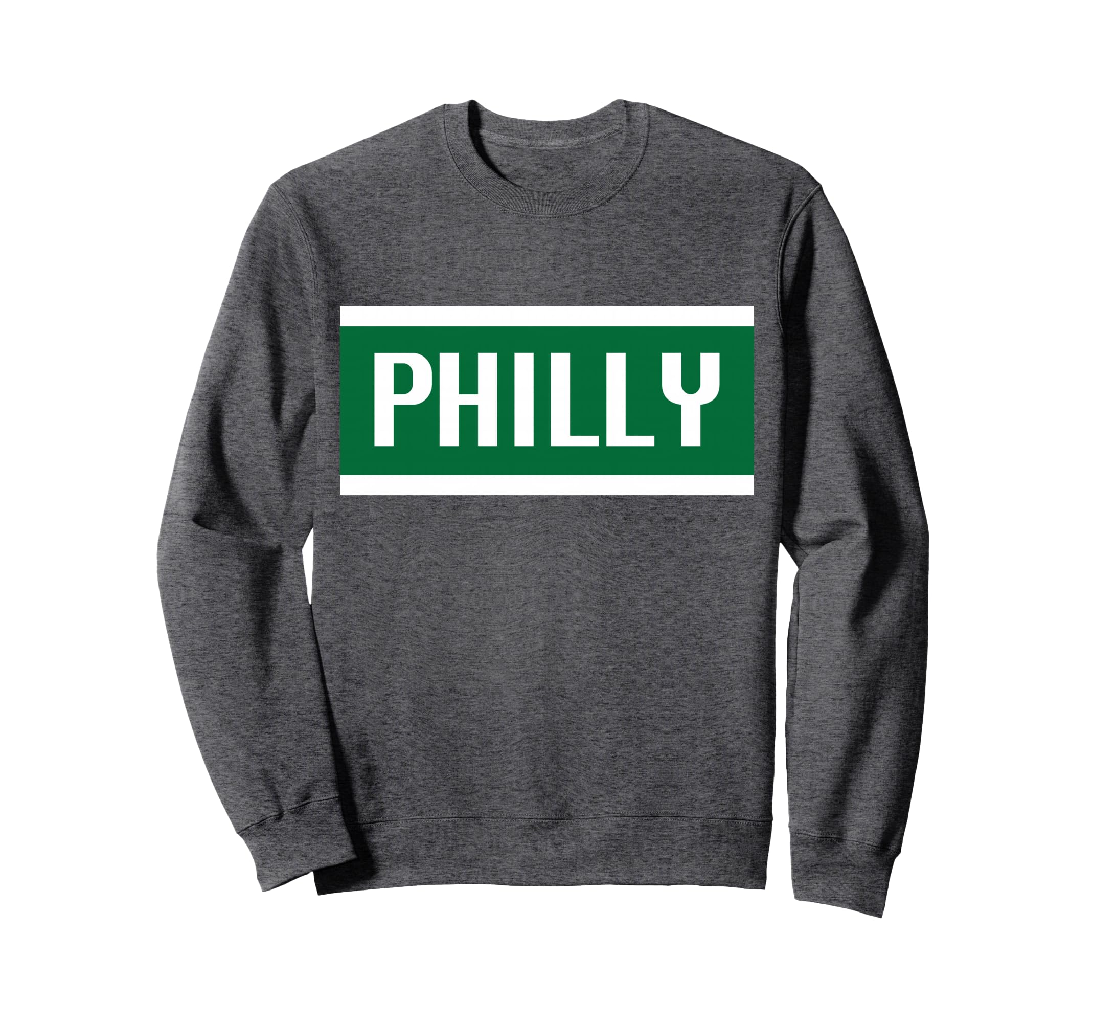 Philly Green Color Blocking Sweatshirt - Custom Art Print Men Women - T-Shirt, Sweatshirt, Hoodie
