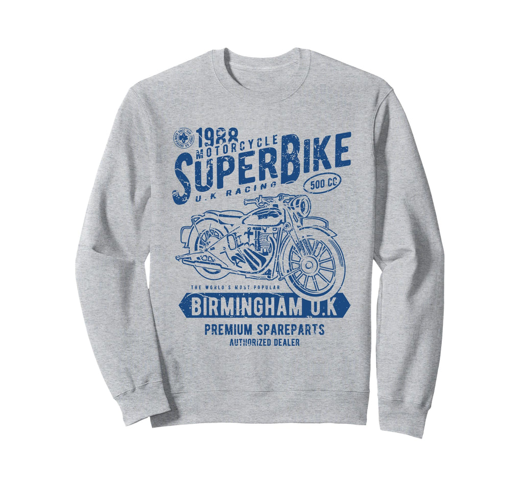 U K Superbike Motorcycle Race Sweatshirt - Fun Novelty Design Men Women - T-Shirt, Sweatshirt, Hoodie