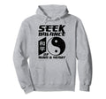 Yin Yang Seek Balance Mind Heart Hoodie - Trendy Graphic Men Women - T-Shirt, Sweatshirt, Hoodie
