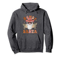 Cowboy Howdy Santa Western Cowgirl Hoodie - Graphic Print Men Women - T-Shirt, Sweatshirt, Hoodie