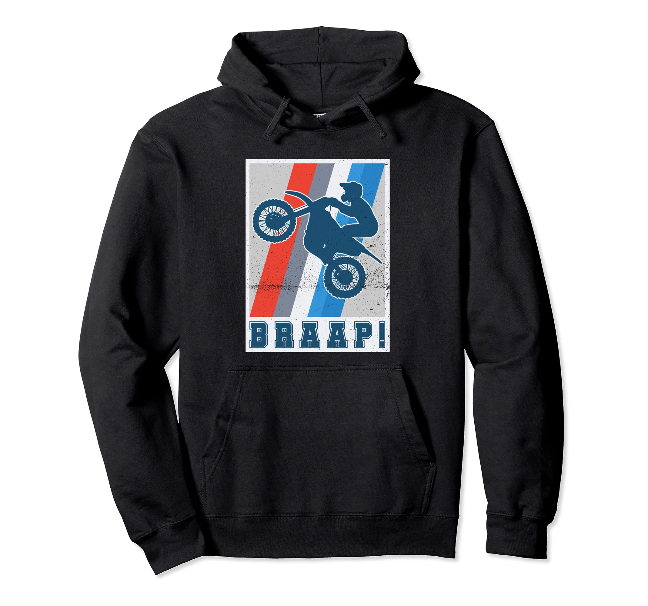 Motocross Mx Dirt Bike Rider Braap Hoodie - Aesthetic Graphic for Adults - T-Shirt, Sweatshirt, Hoodie