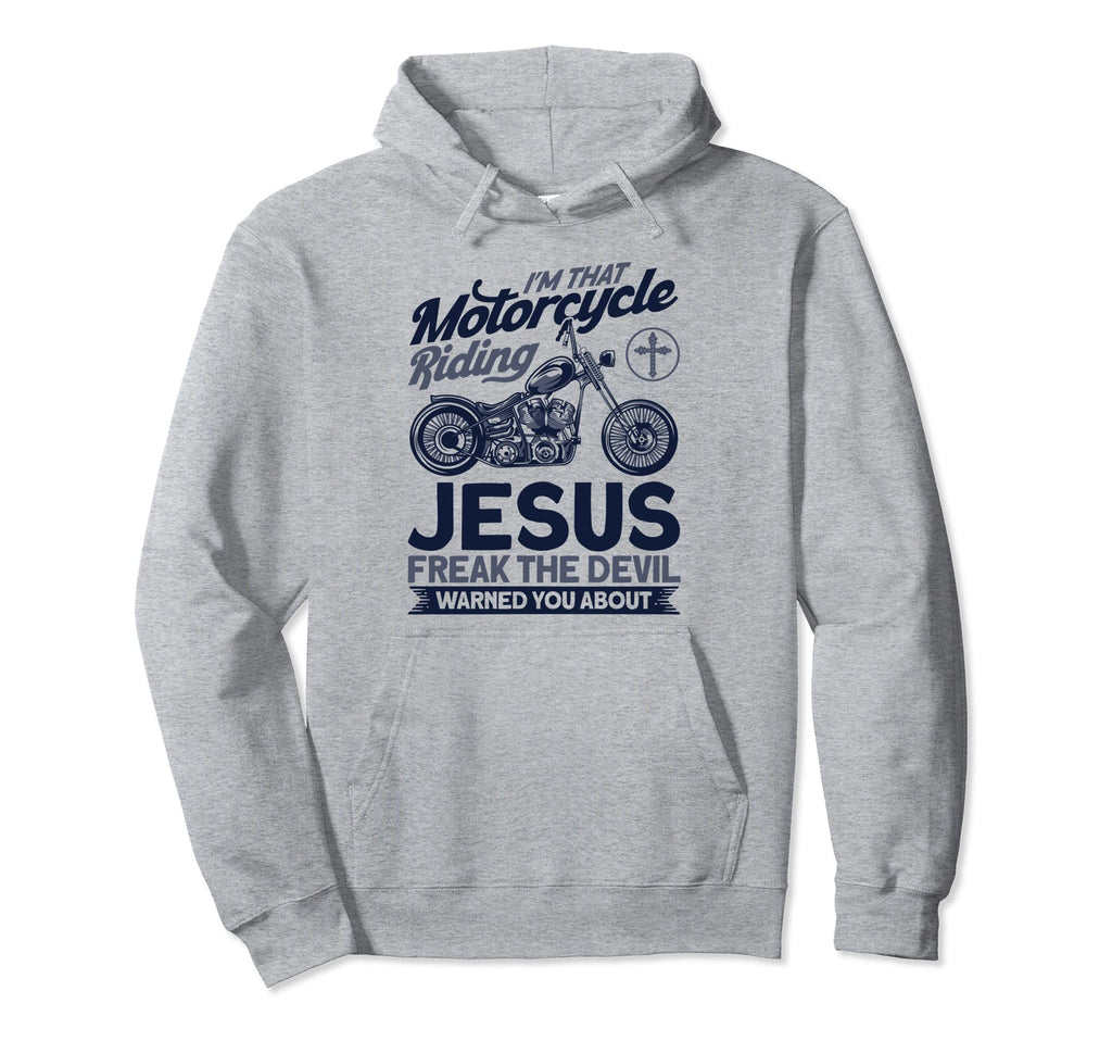Christian Motorcycle Biker Motorcycle Hoodie - Novelty Apparel Men Women - T-Shirt, Sweatshirt, Hoodie