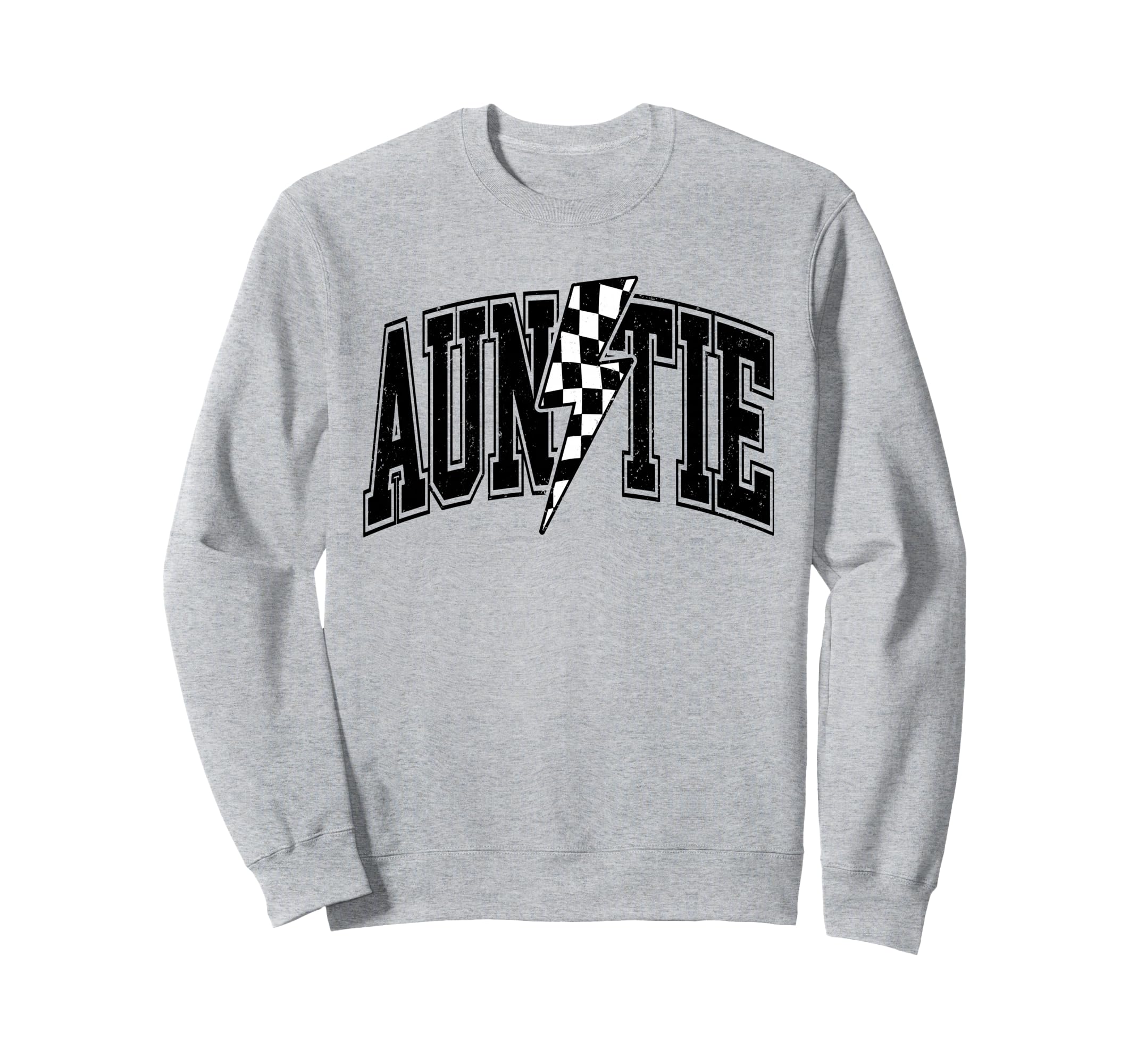 Auntie Racing Car Family Matching Sweatshirt - Minimalist Print for Adults - T-Shirt, Sweatshirt, Hoodie