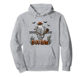 Boo Haw Western Cowboy Halloween Ghost Hoodie - Casual Everyday Wear Unisex - T-Shirt, Sweatshirt, Hoodie