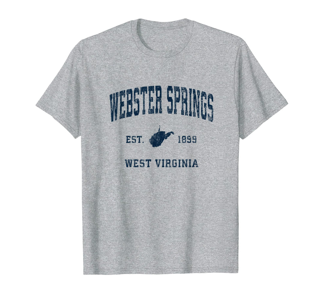Webster Springs West Virginia Wv T-Shirt - Casual Everyday Wear Men Women - T-Shirt, Sweatshirt, Hoodie