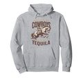 Cowboys And Tequila Western Hoodie - Aesthetic Graphic Men Women - T-Shirt, Sweatshirt, Hoodie
