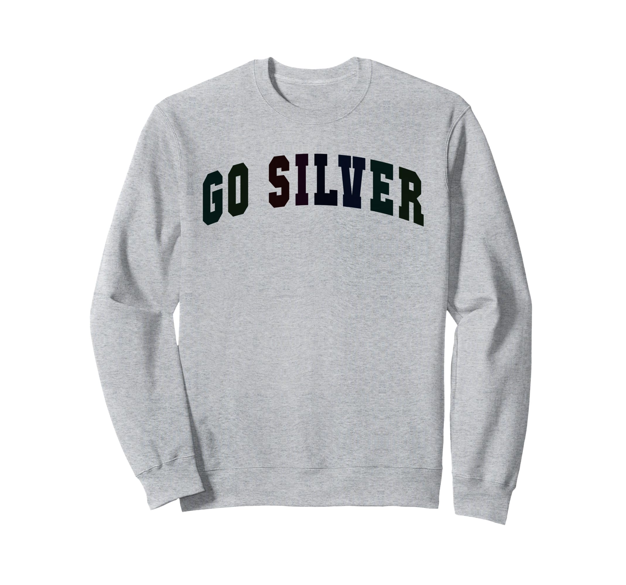 Lets Go Silver Team Field Day Run Sweatshirt - Minimalist Print for Adults - T-Shirt, Sweatshirt, Hoodie