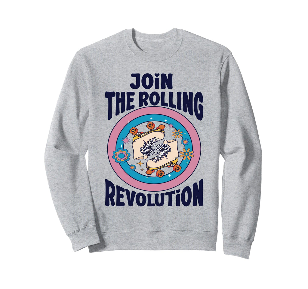 Roller Skates Party Join Rolling Sweatshirt - Aesthetic Graphic for Adults - T-Shirt, Sweatshirt, Hoodie