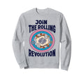 Roller Skates Party Join Rolling Sweatshirt - Aesthetic Graphic for Adults - T-Shirt, Sweatshirt, Hoodie