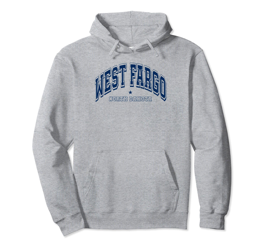 Throwback West Fargo North Dakota Nd Hoodie - Graphic Print Unisex - T-Shirt, Sweatshirt, Hoodie
