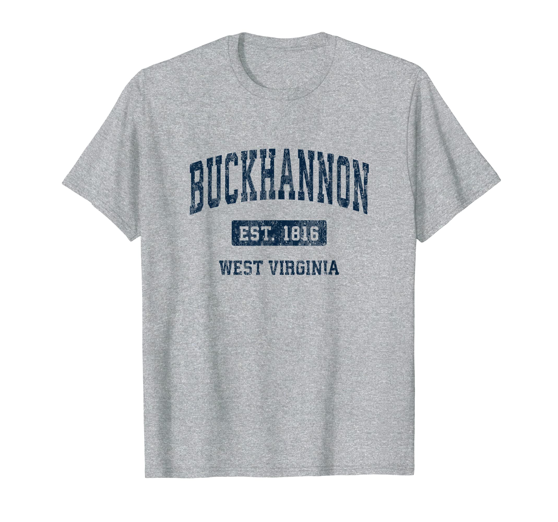 Buckhannon West Virginia Wv Athletic T-Shirt - Unique Graphic for Adults - T-Shirt, Sweatshirt, Hoodie