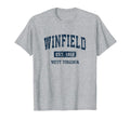 Winfield West Virginia Wv Athletic T-Shirt - Novelty Apparel for Adults - T-Shirt, Sweatshirt, Hoodie