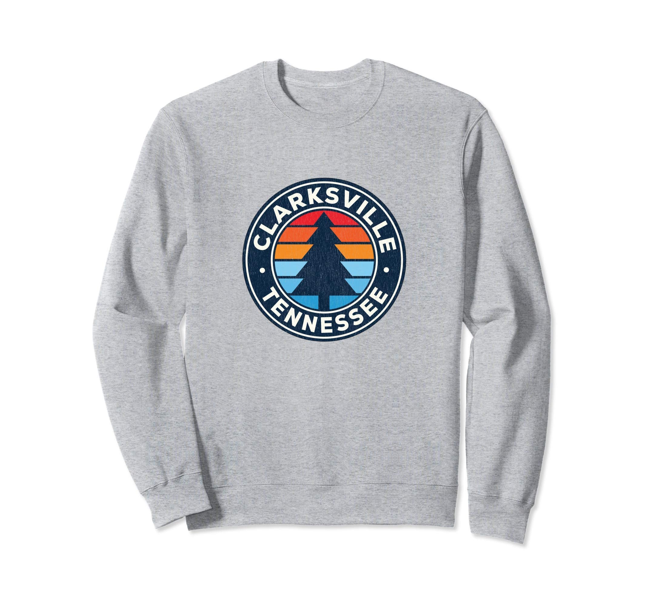 Clarksville Tennessee Tn 70S Sweatshirt - Trendy Graphic Unisex - T-Shirt, Sweatshirt, Hoodie