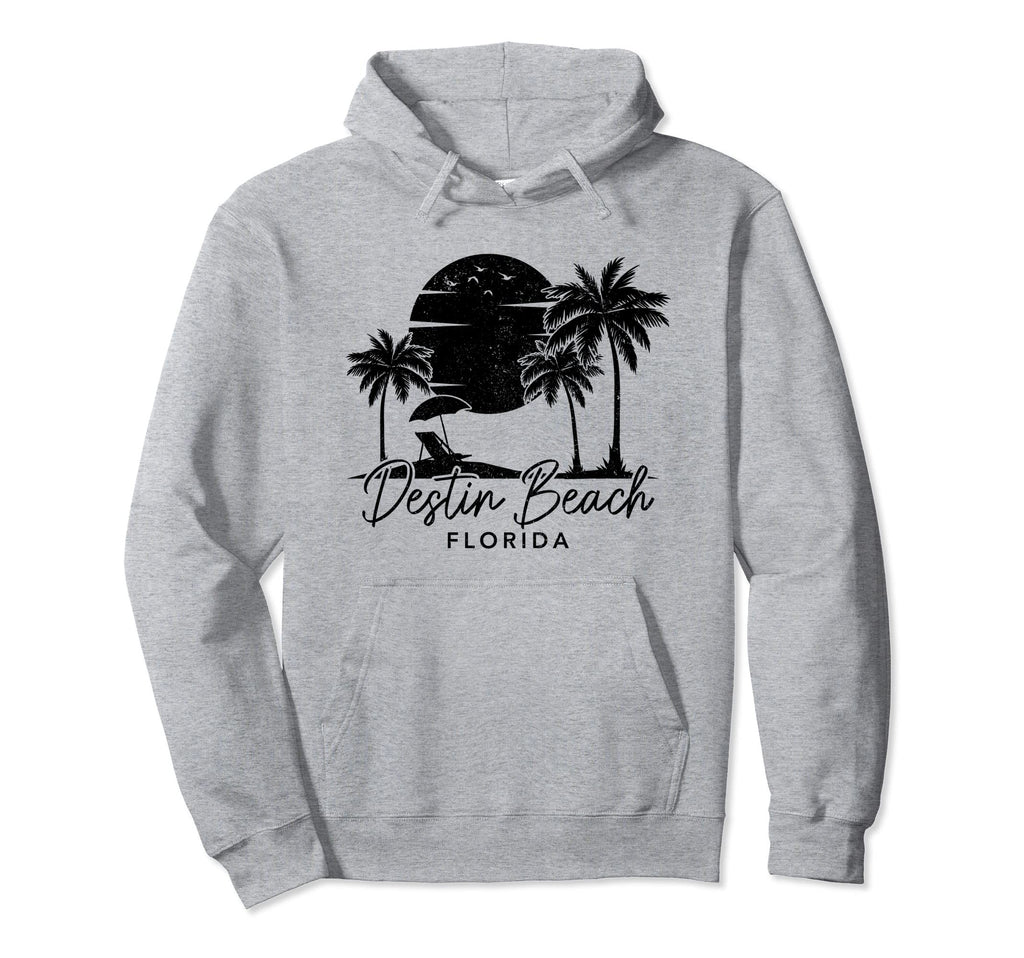 Destin Beach Florida Fl Surf Sunset Hoodie - Streetwear Style Men Women - T-Shirt, Sweatshirt, Hoodie