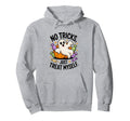 No Tricks Just Treat Myself Halloween Fun Hoodie - Custom Art Print Unisex - T-Shirt, Sweatshirt, Hoodie