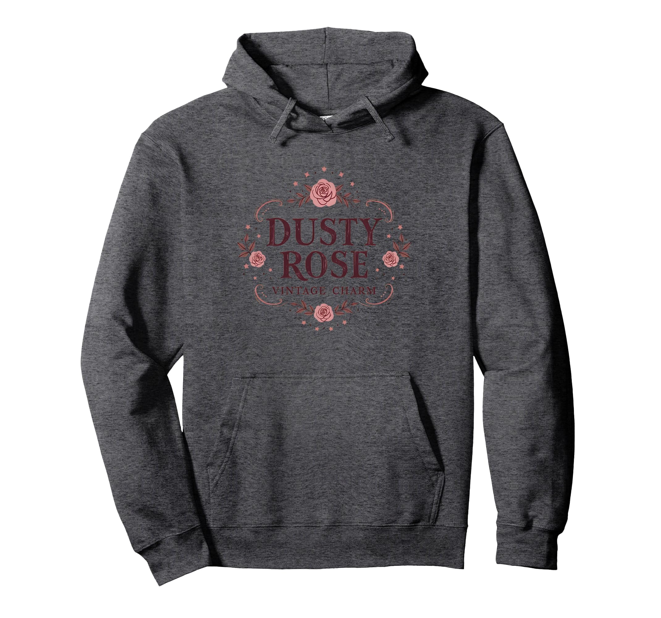 Dusty Rose Charm Hoodie - Custom Art Print for Adults - T-Shirt, Sweatshirt, Hoodie