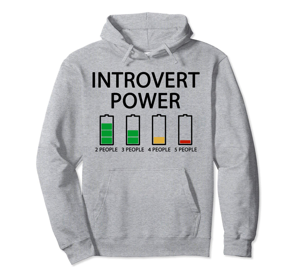 Funny Anti Social Anxiety Introvert Funny Hoodie - Minimalist Print Unisex - T-Shirt, Sweatshirt, Hoodie