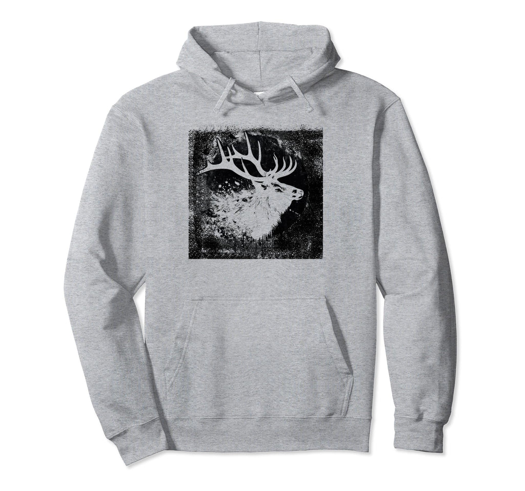 Elk Hunters Womens Mens Western Hunting Hoodie - Custom Art Print Unisex - T-Shirt, Sweatshirt, Hoodie