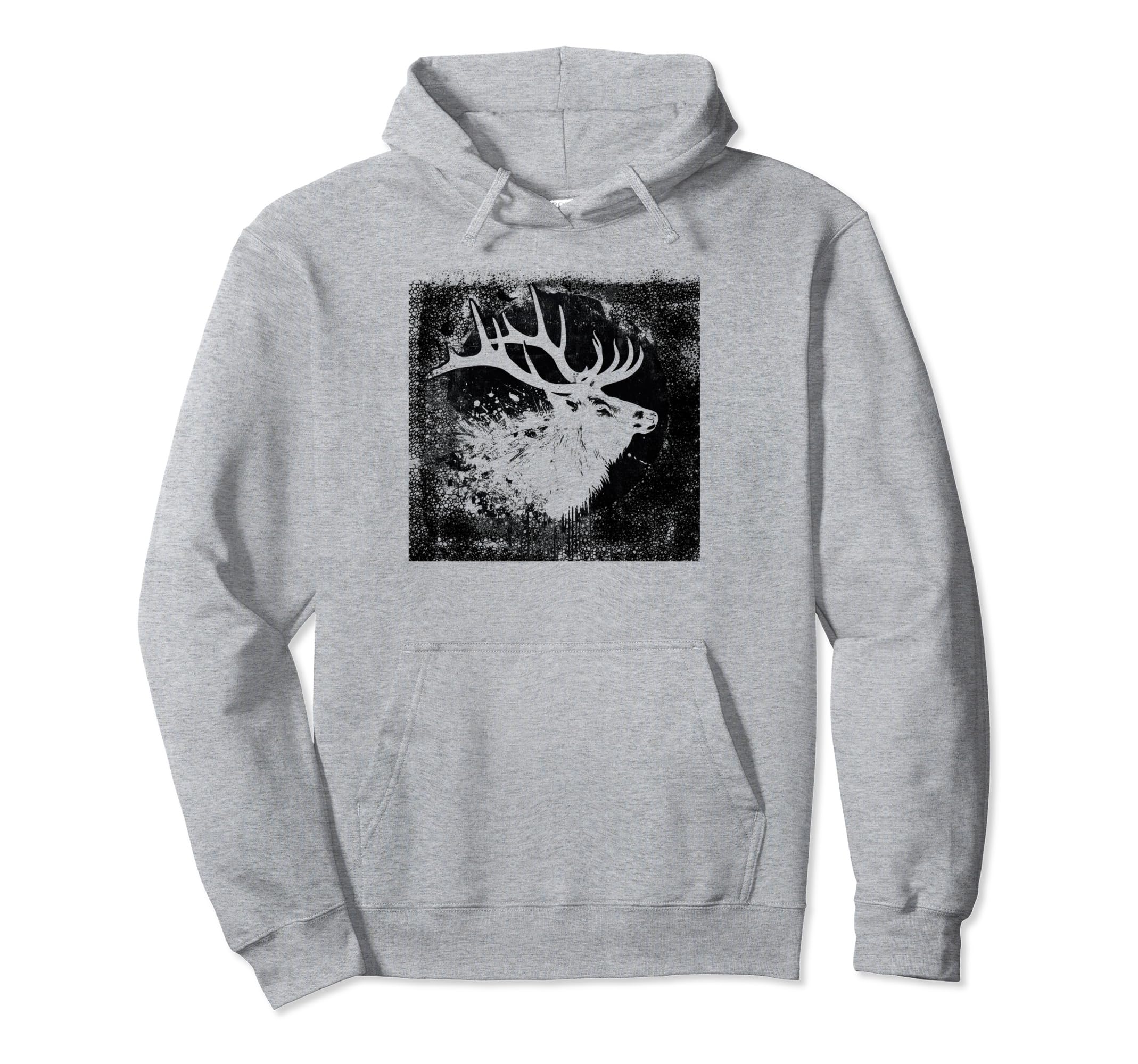 Elk Hunters Womens Mens Western Hunting Hoodie - Custom Art Print Unisex - T-Shirt, Sweatshirt, Hoodie