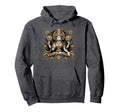 Vasudhara Vajrayana Buddhism Goddess Hoodie - Minimalist Print for Adults - T-Shirt, Sweatshirt, Hoodie