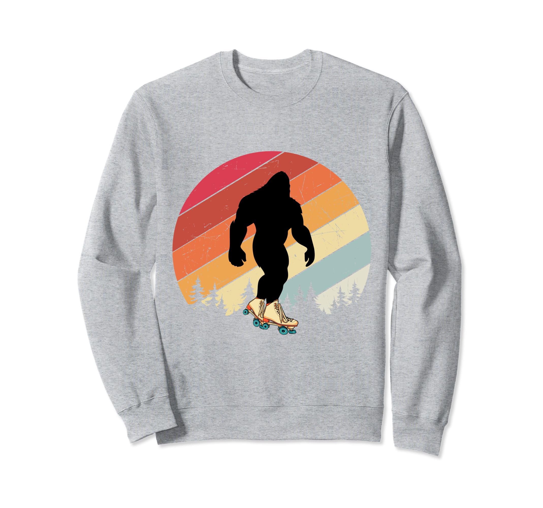 Bigfoot Roller Skates Fun Skating Sweatshirt - Streetwear Style Men Women - T-Shirt, Sweatshirt, Hoodie