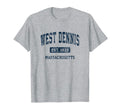 West Dennis Massachusetts Ma T-Shirt - Minimalist Print for Adults - T-Shirt, Sweatshirt, Hoodie
