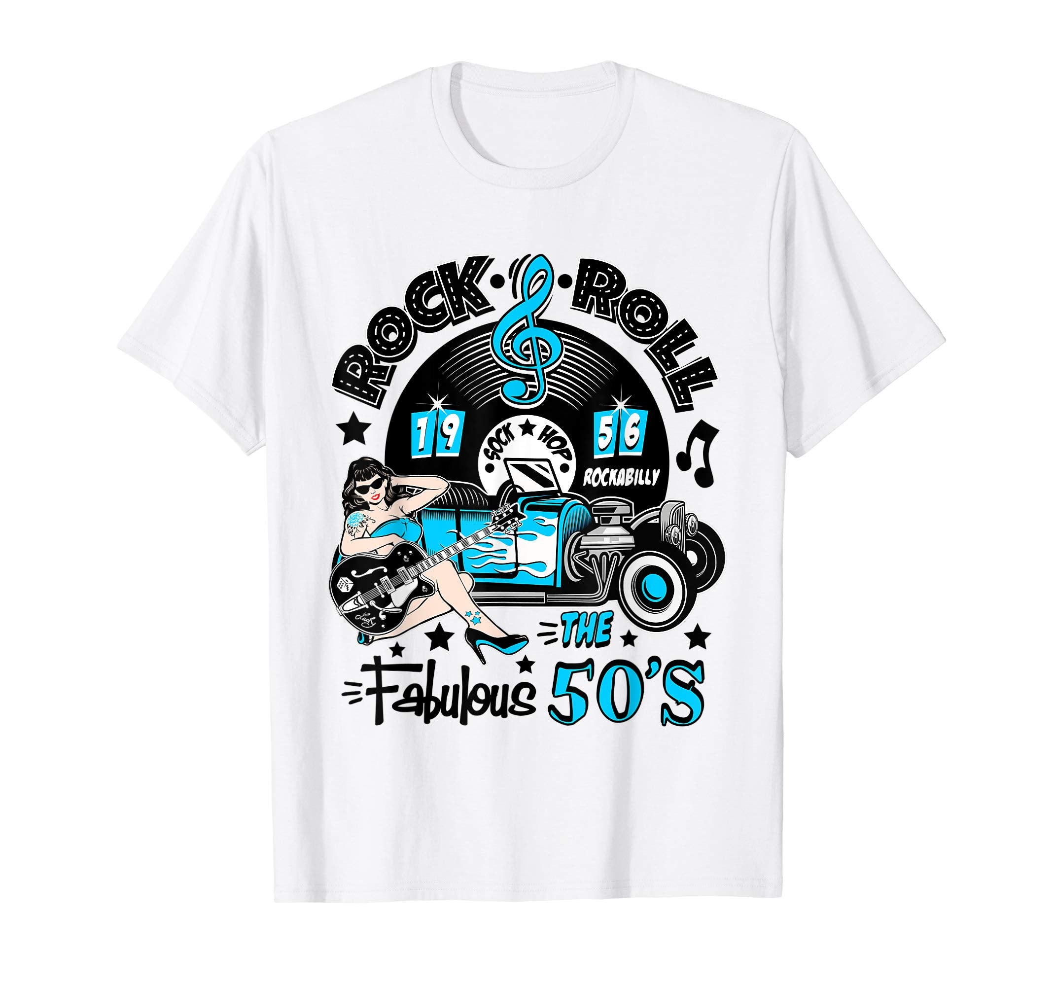 50S Rockabilly 1950S Sock Hop Doo Wop T-Shirt - Minimalist Print Unisex - T-Shirt, Sweatshirt, Hoodie