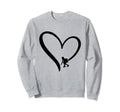 Roller Skating Heart Roller Skater Sweatshirt - Fun Novelty Design Unisex - T-Shirt, Sweatshirt, Hoodie