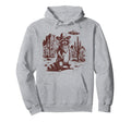 Raccoon Ufo Western Alien 90S Cowboy Hoodie - Graphic Print Unisex - T-Shirt, Sweatshirt, Hoodie