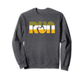 Run Seventies Color Typography Sweatshirt - Casual Everyday Wear Men Women - T-Shirt, Sweatshirt, Hoodie