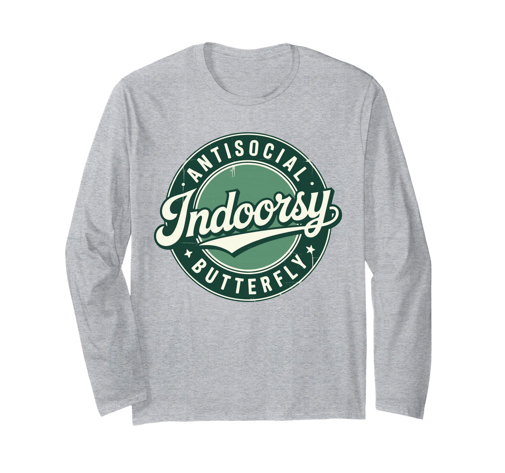 Indoorsy Antisocial Butterfly T-Shirt - Aesthetic Graphic for Adults - T-Shirt, Sweatshirt, Hoodie