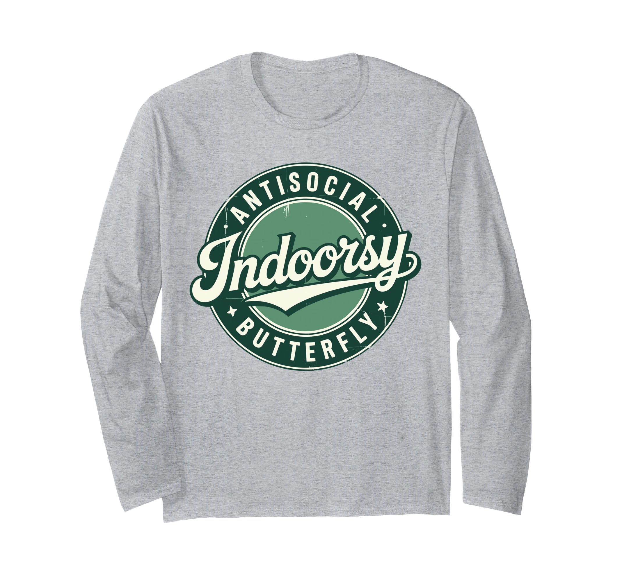 Indoorsy Antisocial Butterfly T-Shirt - Aesthetic Graphic for Adults - T-Shirt, Sweatshirt, Hoodie