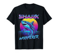 Synthwave Shark Whisperer 80S Aquatic T-Shirt - Graphic Print Men Women - T-Shirt, Sweatshirt, Hoodie