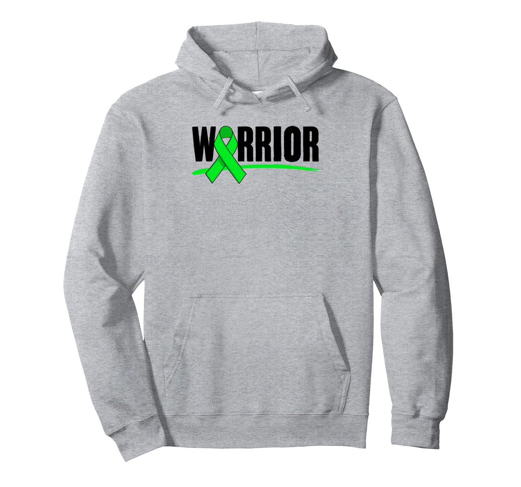 Depression Warrior Ribbon Mental Hoodie - Minimalist Print Men Women - T-Shirt, Sweatshirt, Hoodie