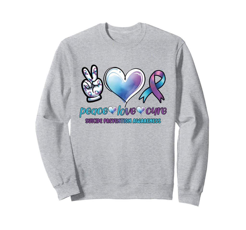 Mental Health Suicide Sweatshirt - Casual Everyday Wear Men Women - T-Shirt, Sweatshirt, Hoodie