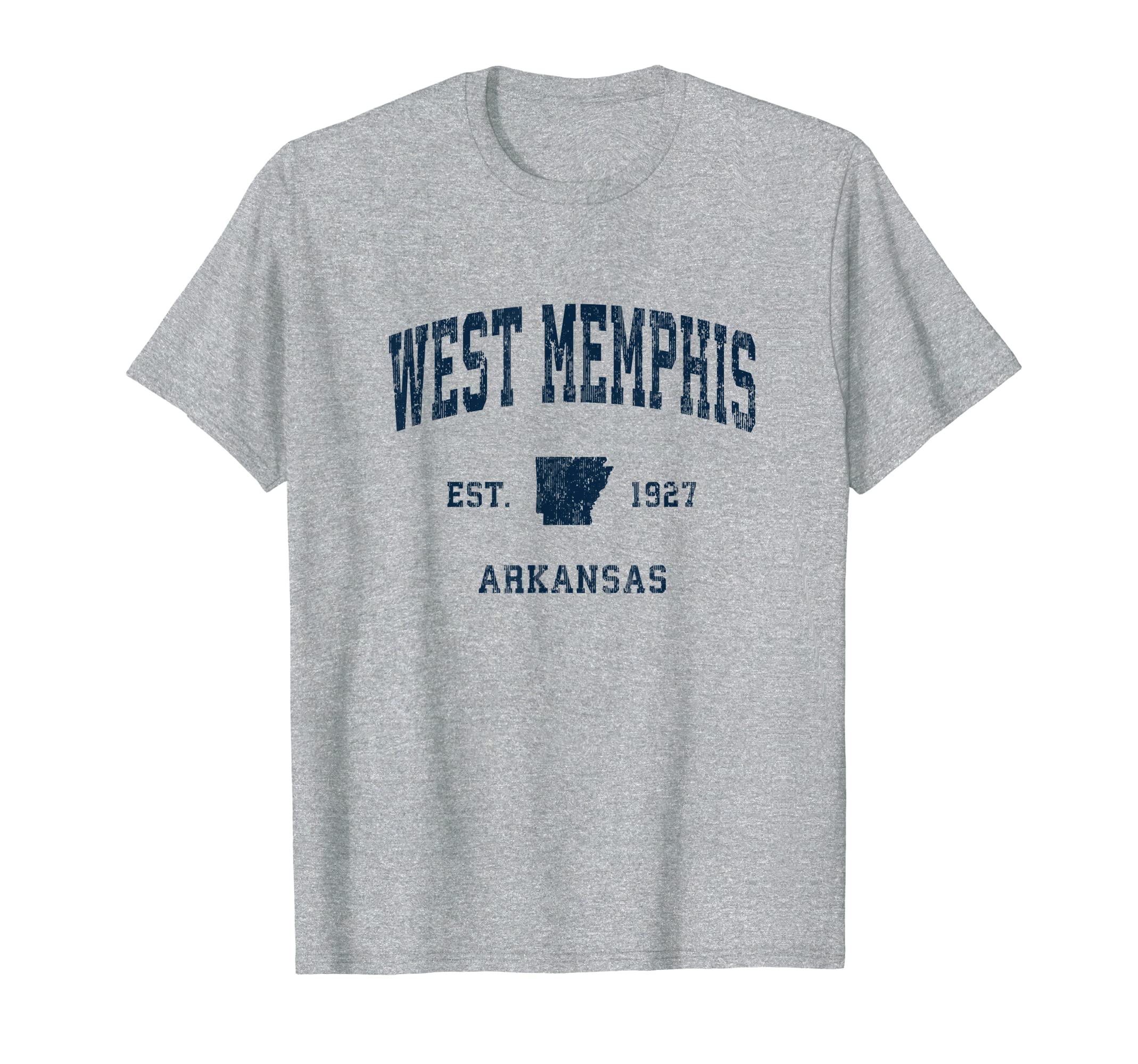 West Memphis Arkansas Ar Athletic Navy T-Shirt - Unique Graphic Unisex - T-Shirt, Sweatshirt, Hoodie