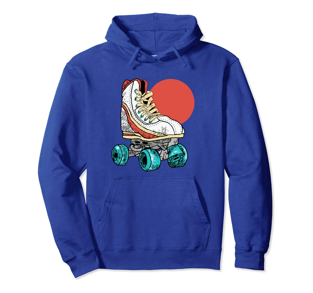 Minimalist Roller Skate Sun 70S Vibe Hoodie - Novelty Apparel for Adults - T-Shirt, Sweatshirt, Hoodie